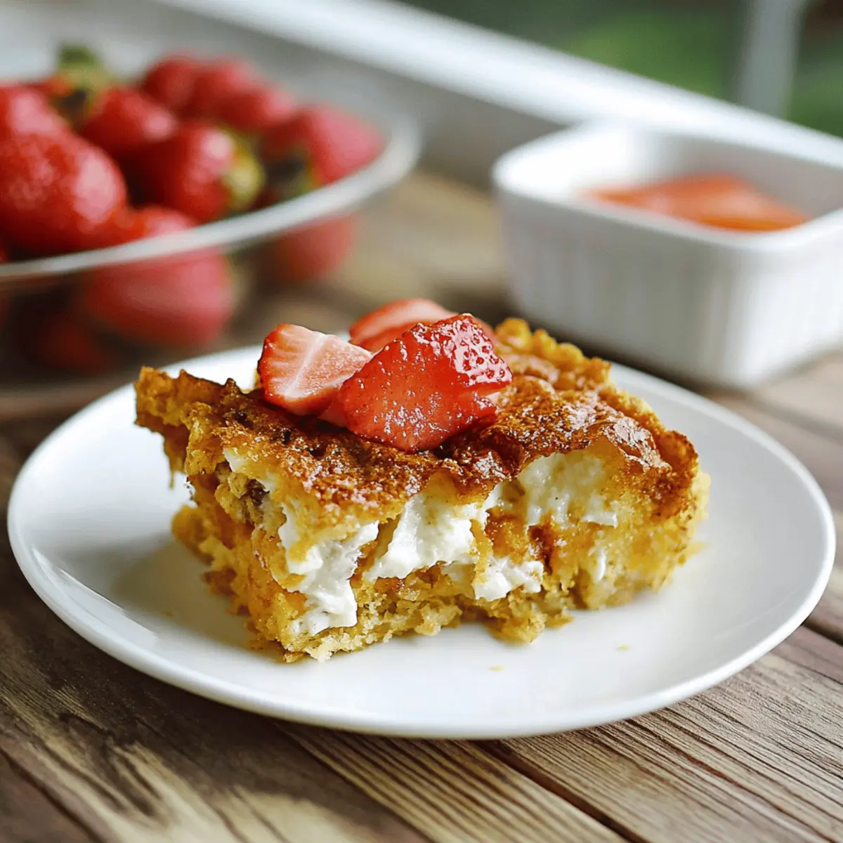 Chicken and Waffle Casserole