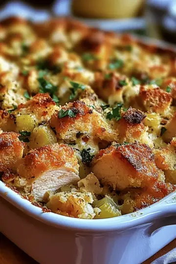 Dolly’s Chicken and Stuffing Casserole