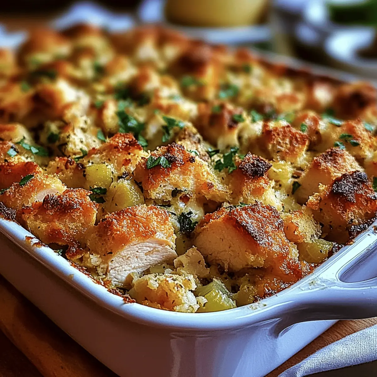Dolly’s Chicken and Stuffing Casserole
