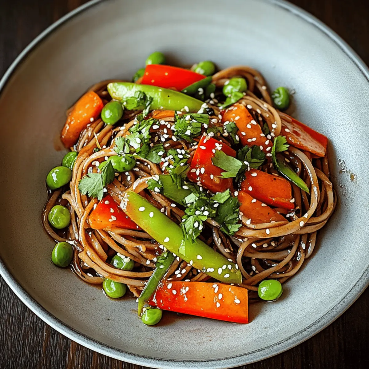 Cold Teriyaki Noodles Salad