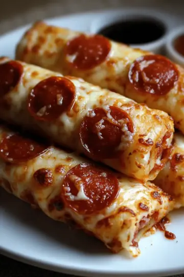 Cheesy Pepperoni Pizza Roll Ups