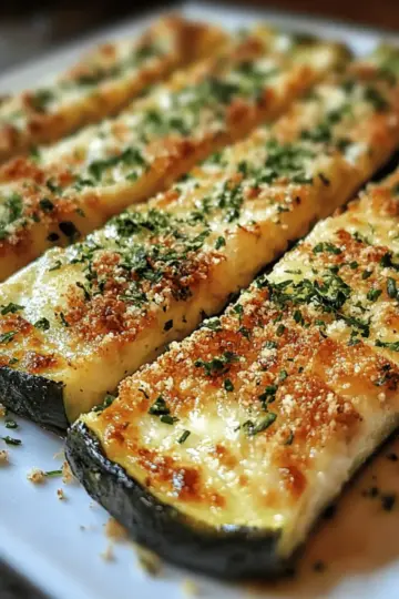 Baked Parmesan Zucchini