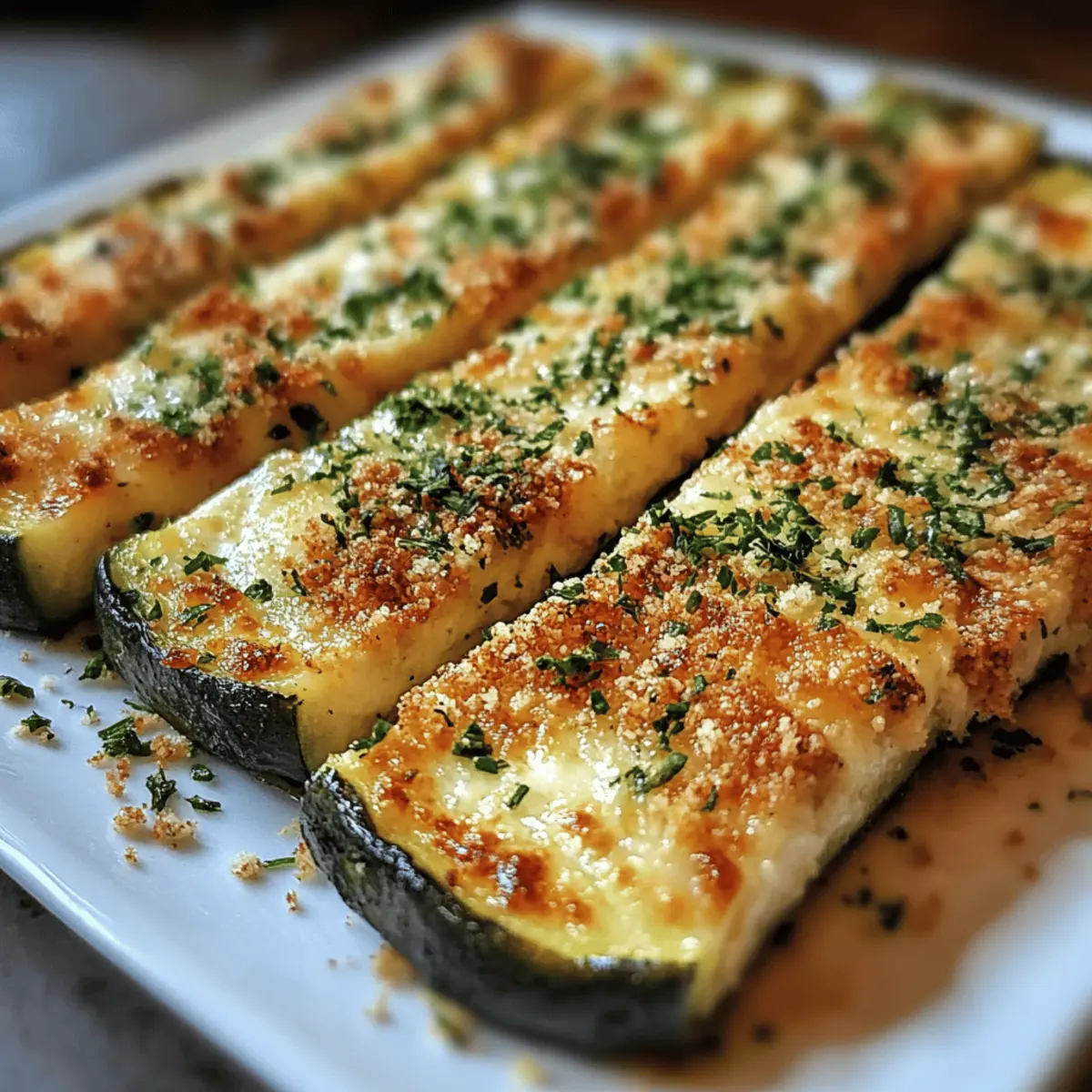 Baked Parmesan Zucchini