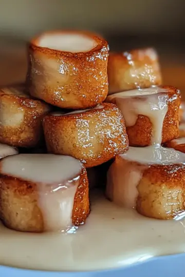Cinnamon Roll French Toast Bites