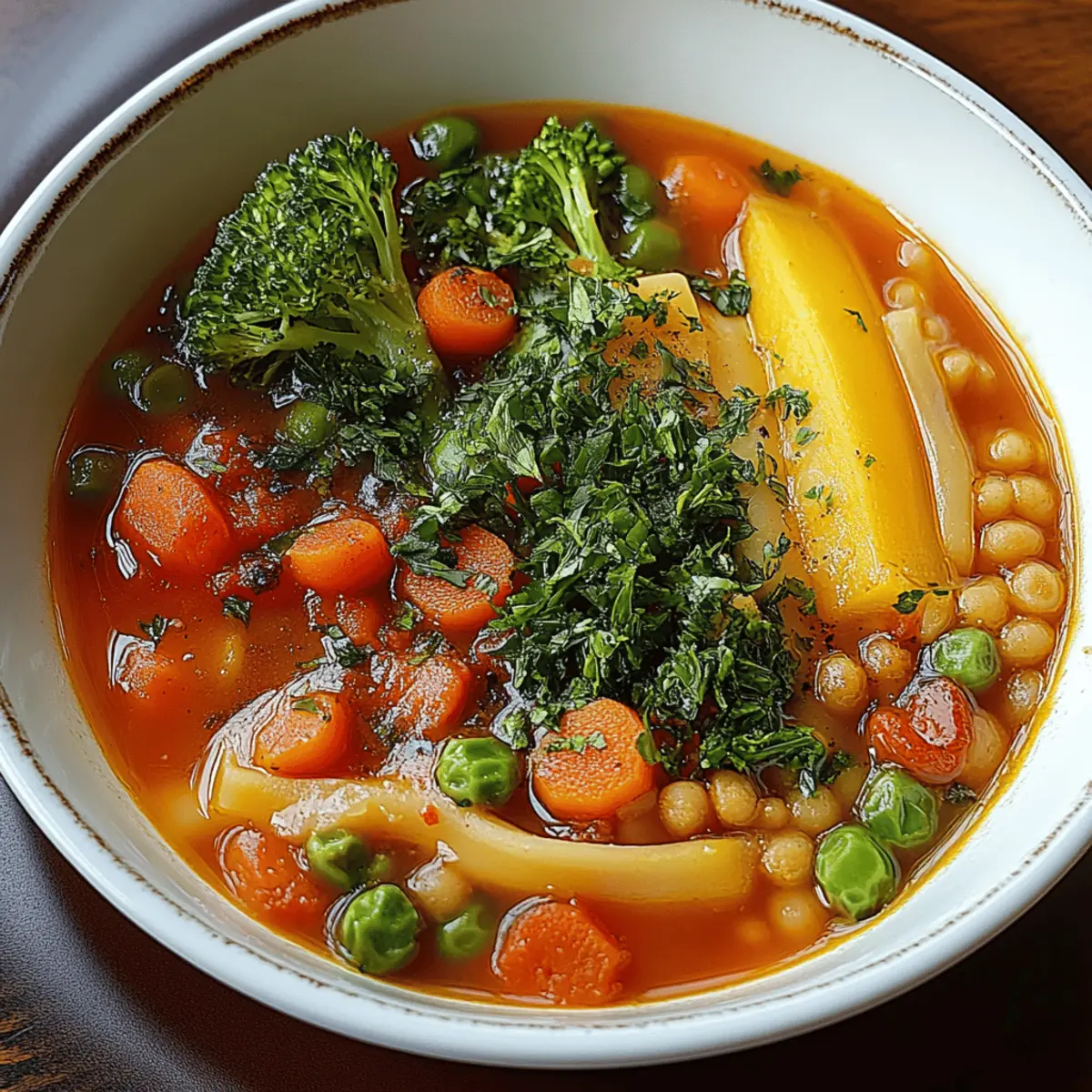 High-Protein Vegetable Soup