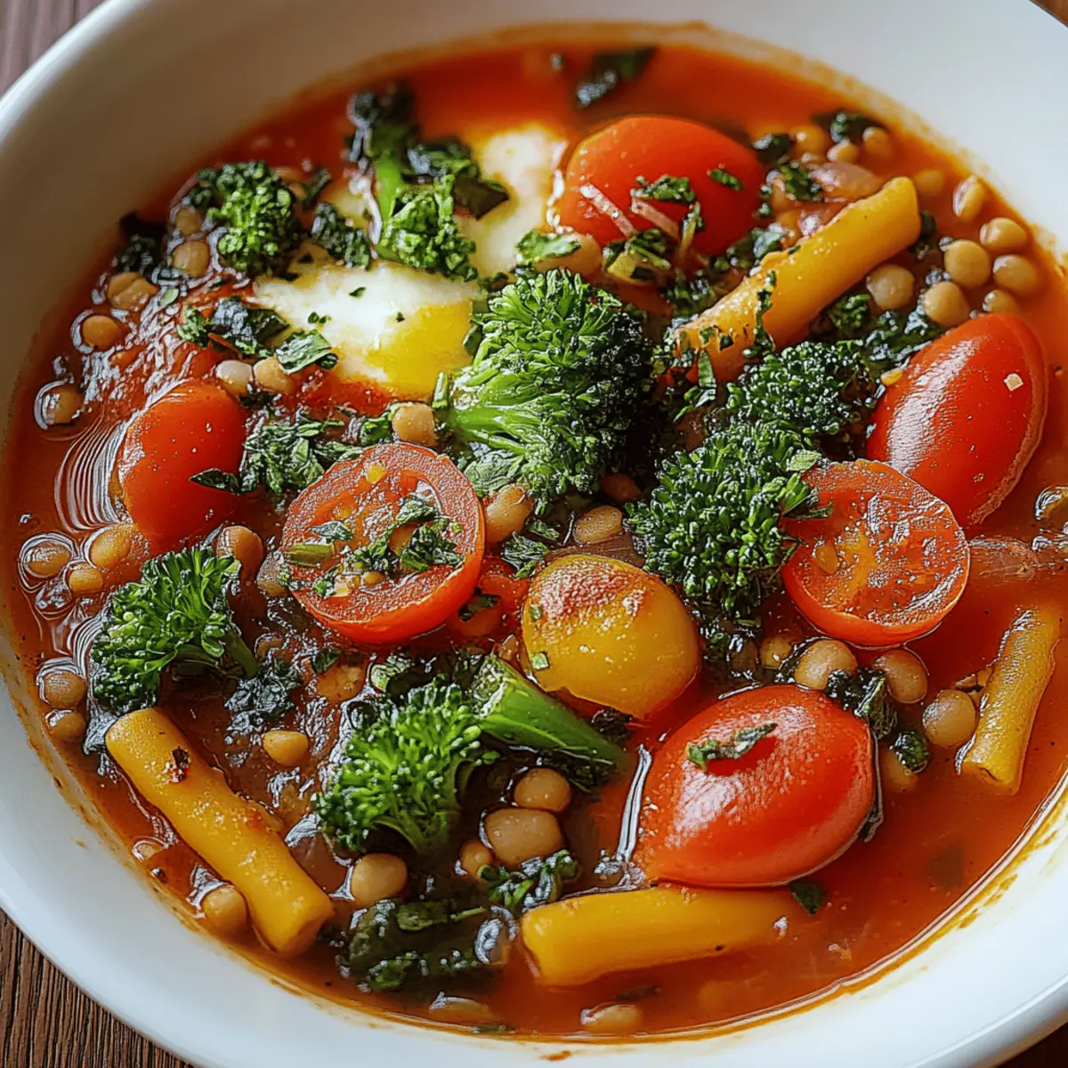 High-Protein Vegetable Soup