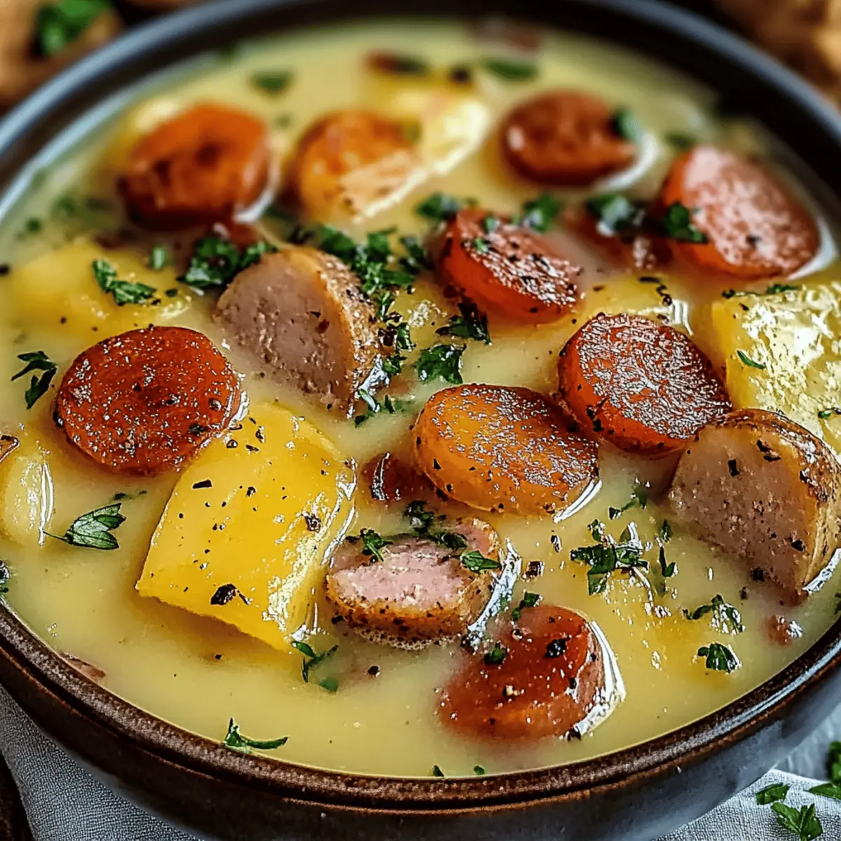Kielbasa Potato Soup