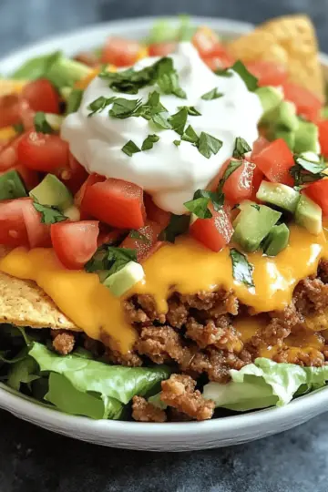 Slow Cooker Smothered Fritos Taco Bowls
