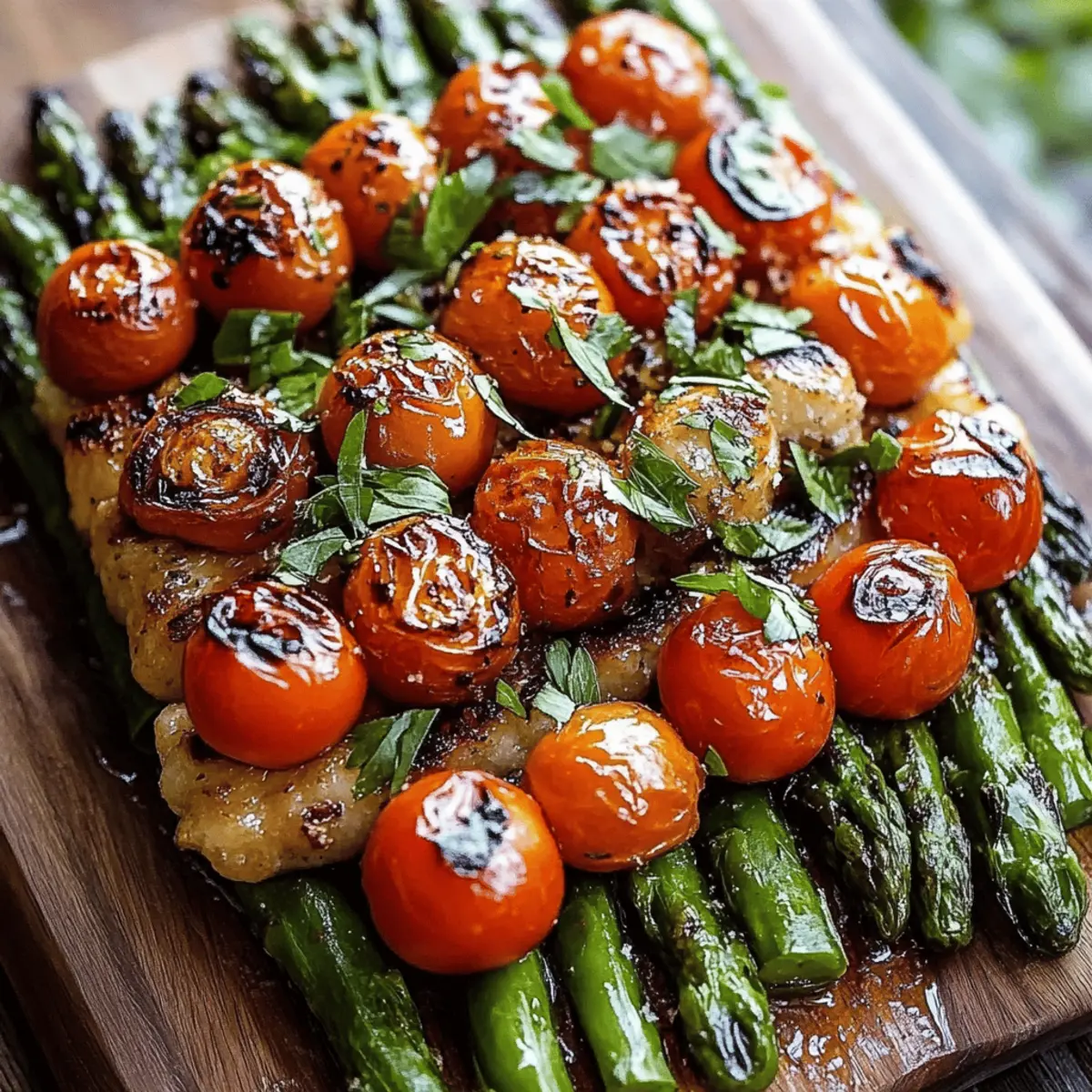 Caprese Roasted Asparagus