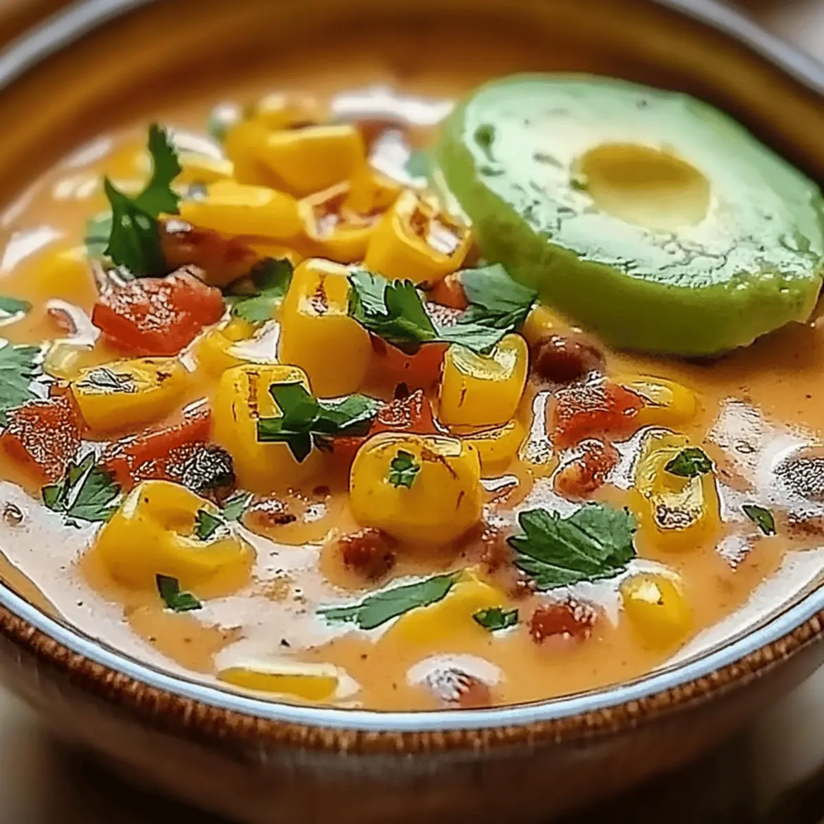 Creamy Chicken Enchilada Soup