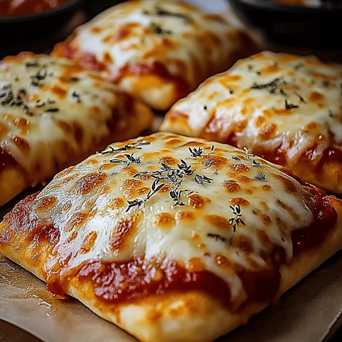 Cheesy Pizza Pockets