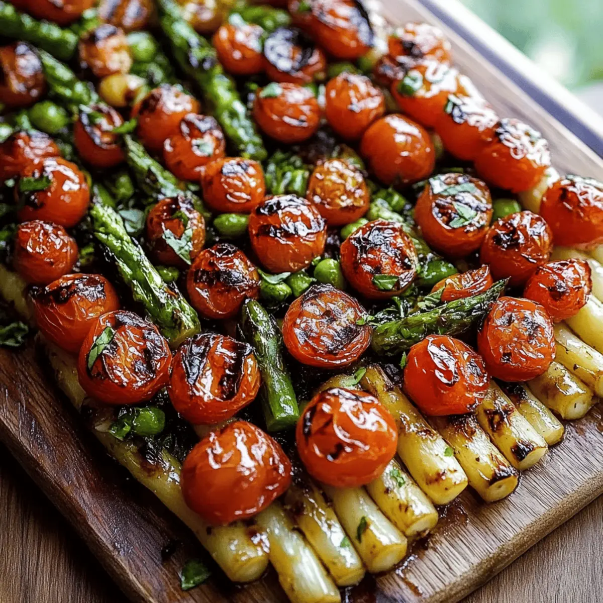 Caprese Roasted Asparagus
