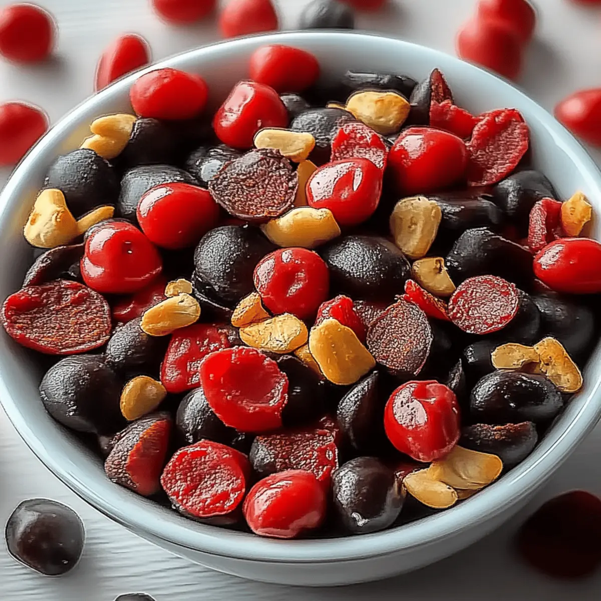 Spooky Vampire Bite Trail Mix