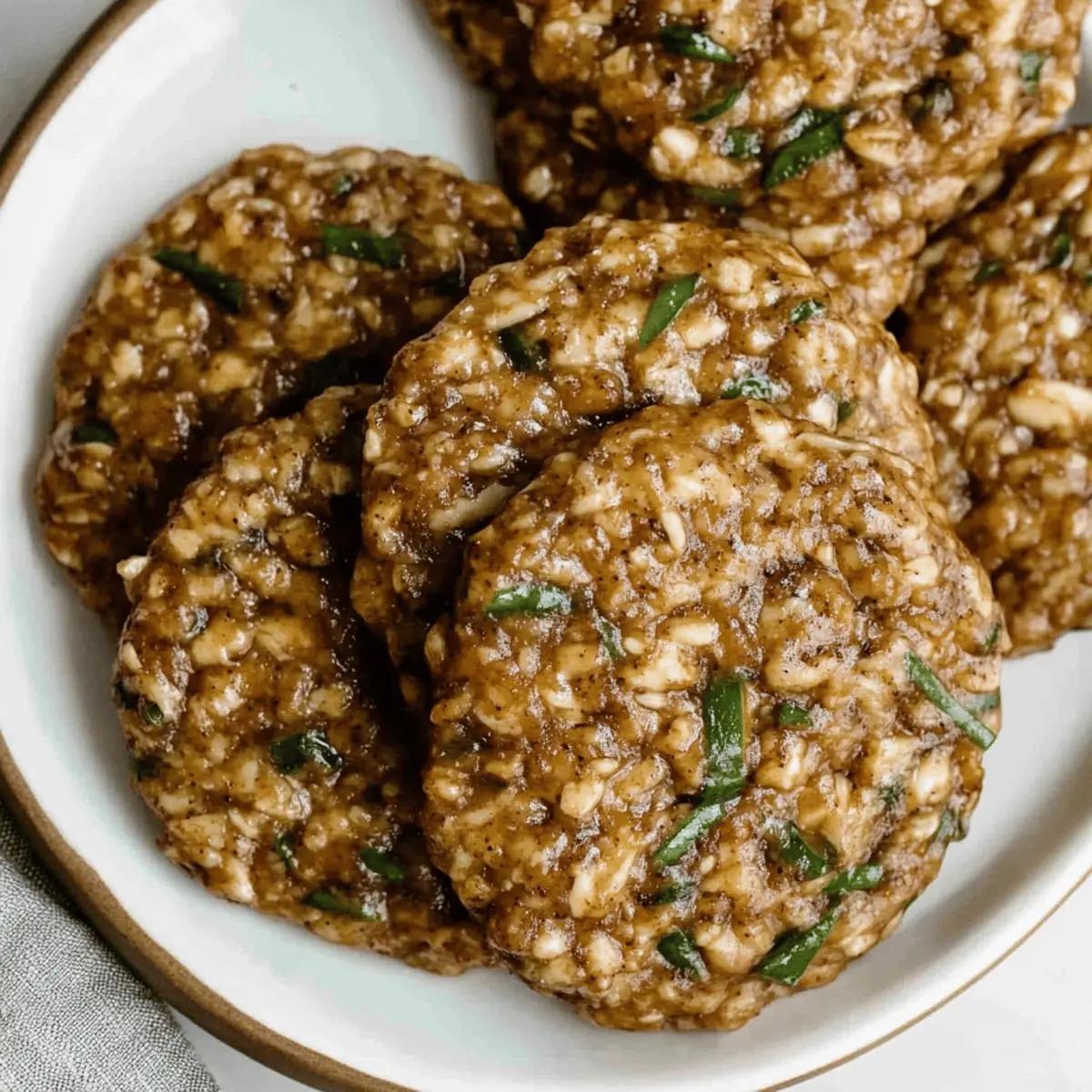 Healthy Zucchini Oatmeal Cookies