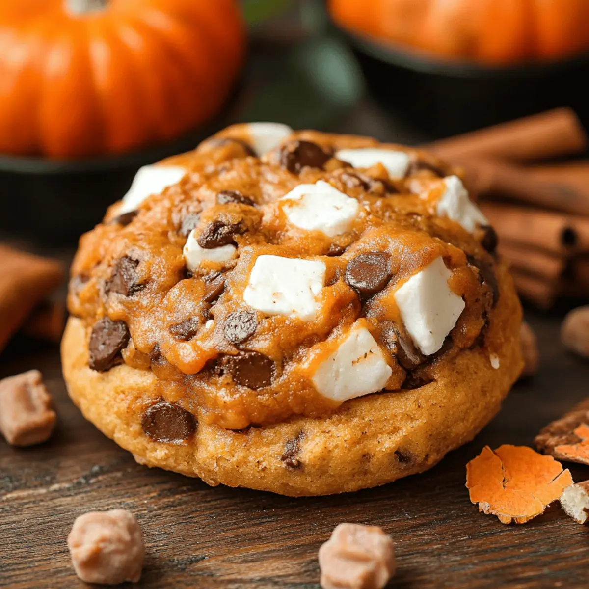 Pumpkin S’mores Cookies