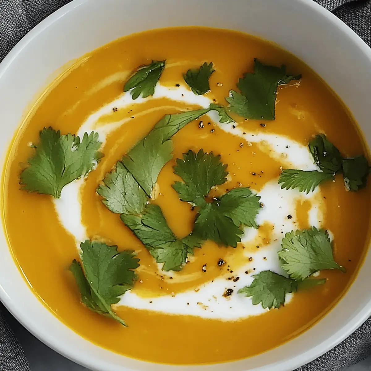 Creamy Butternut Squash Soup with Coconut Milk