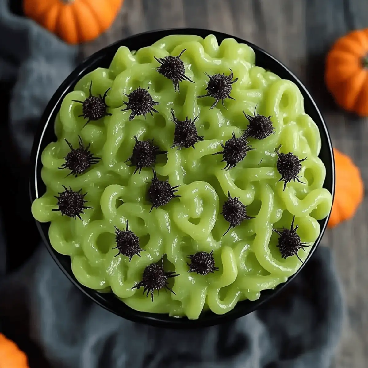 Halloween Monster Mac and Cheese