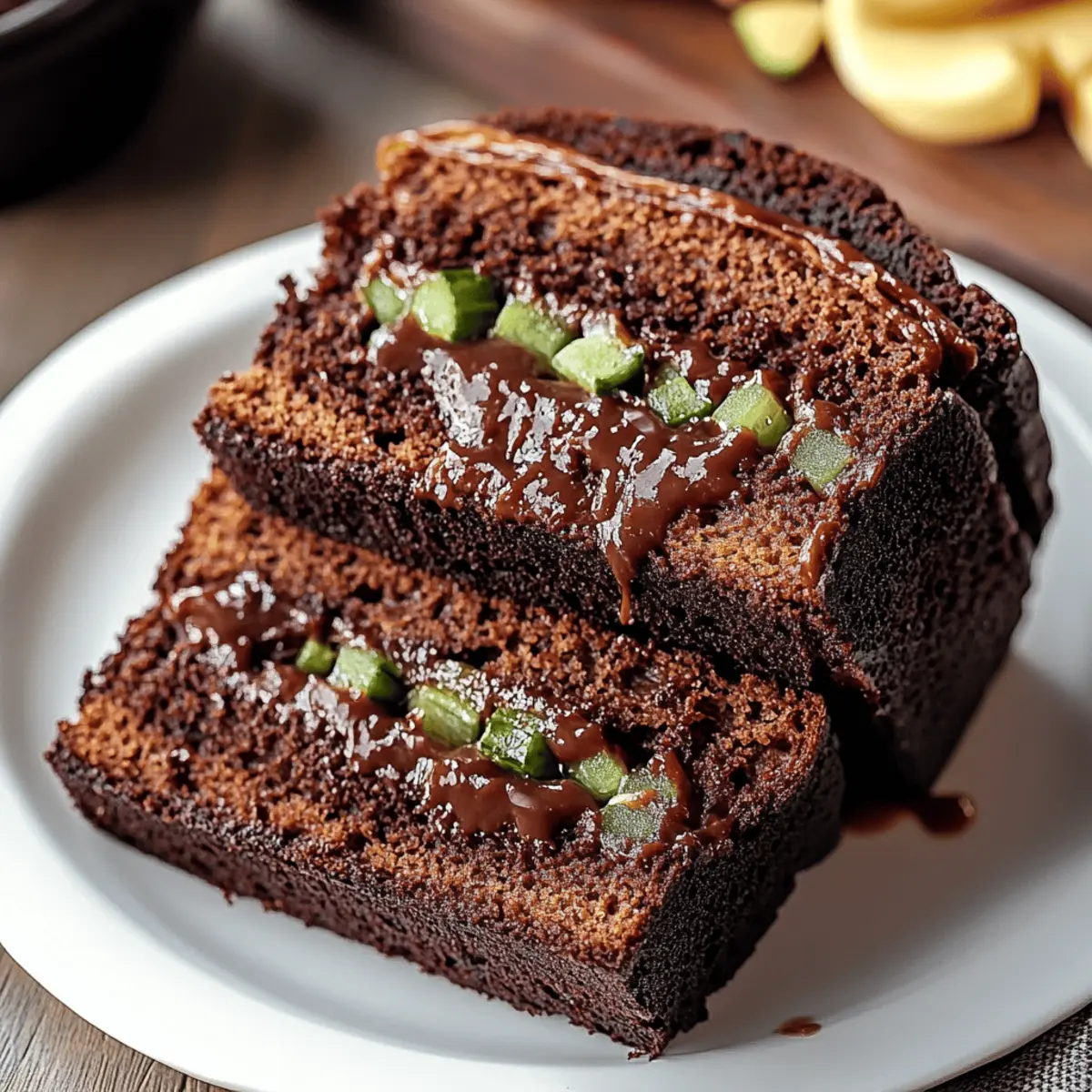 Double Chocolate Zucchini Bread
