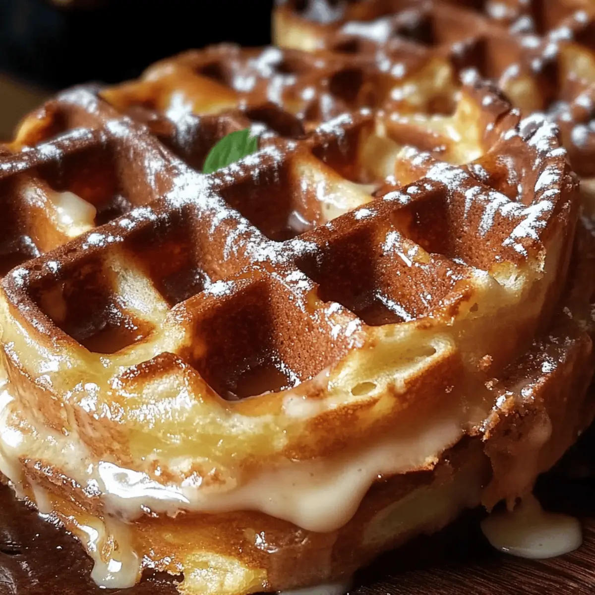 Apple Fritter Waffle Donuts