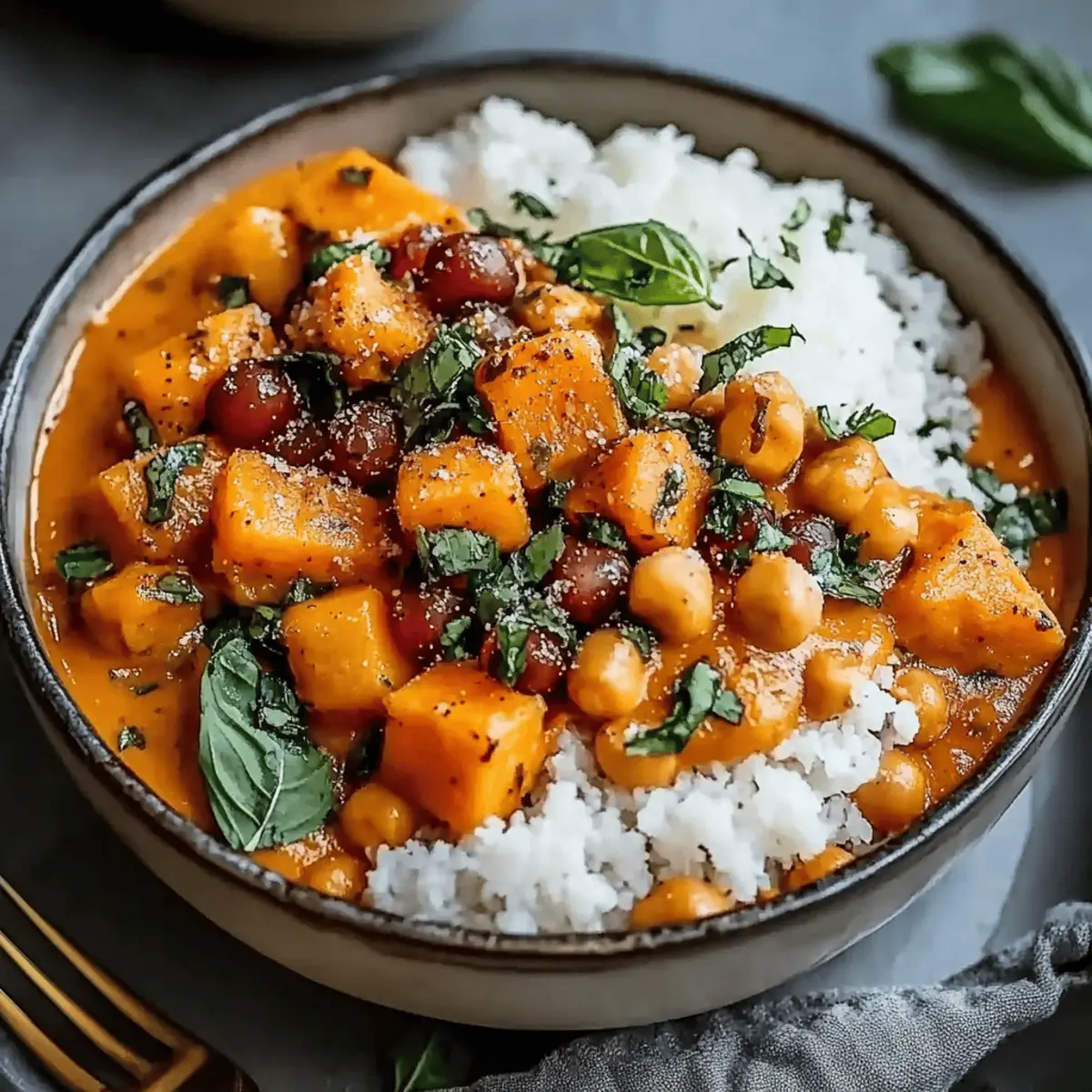 Sweet Potato and Chickpea Curry