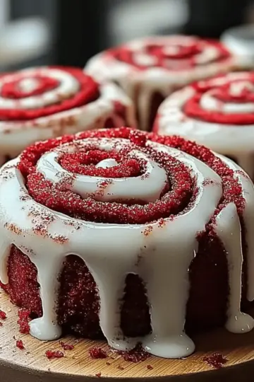 Red Velvet Cinnamon Rolls