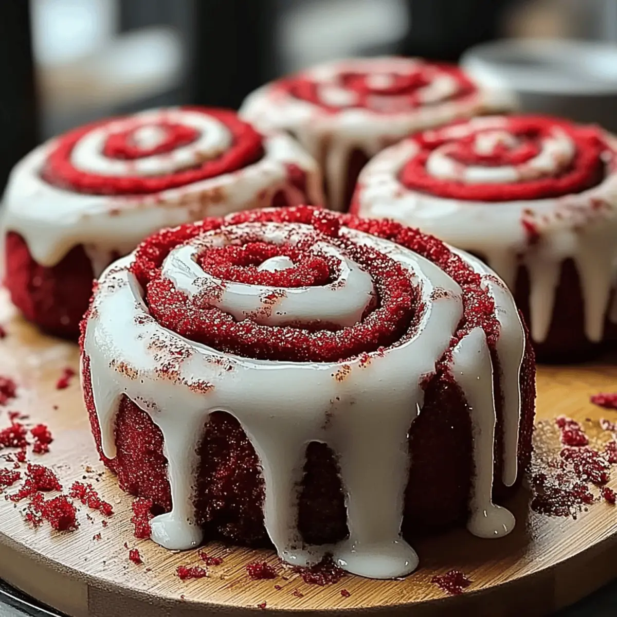 Red Velvet Cinnamon Rolls