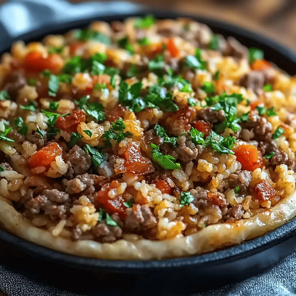 Dirty Rice with Ground Beef
