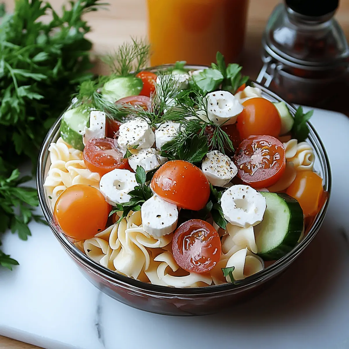 Layered Pasta Salad
