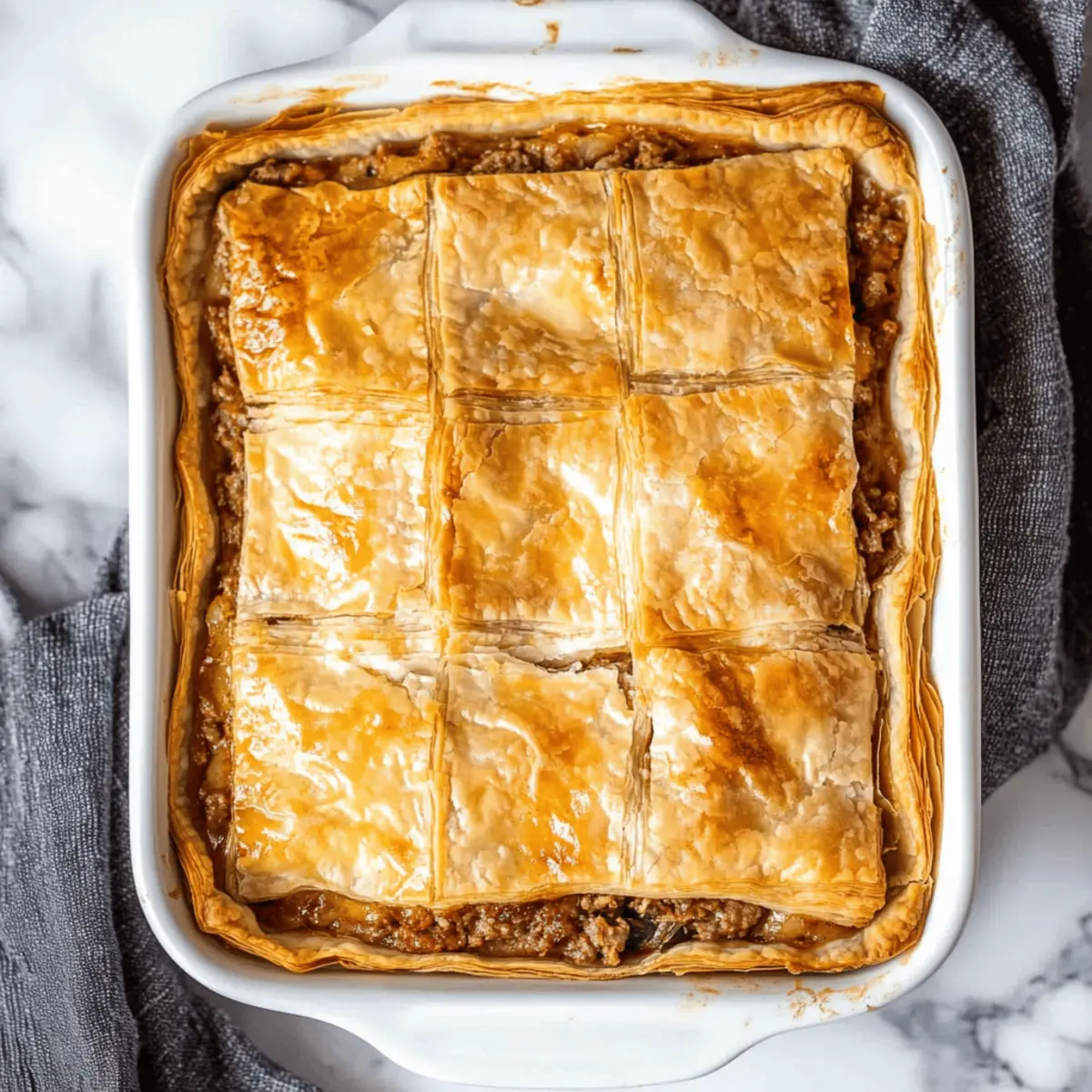 Phyllo Meat Pie