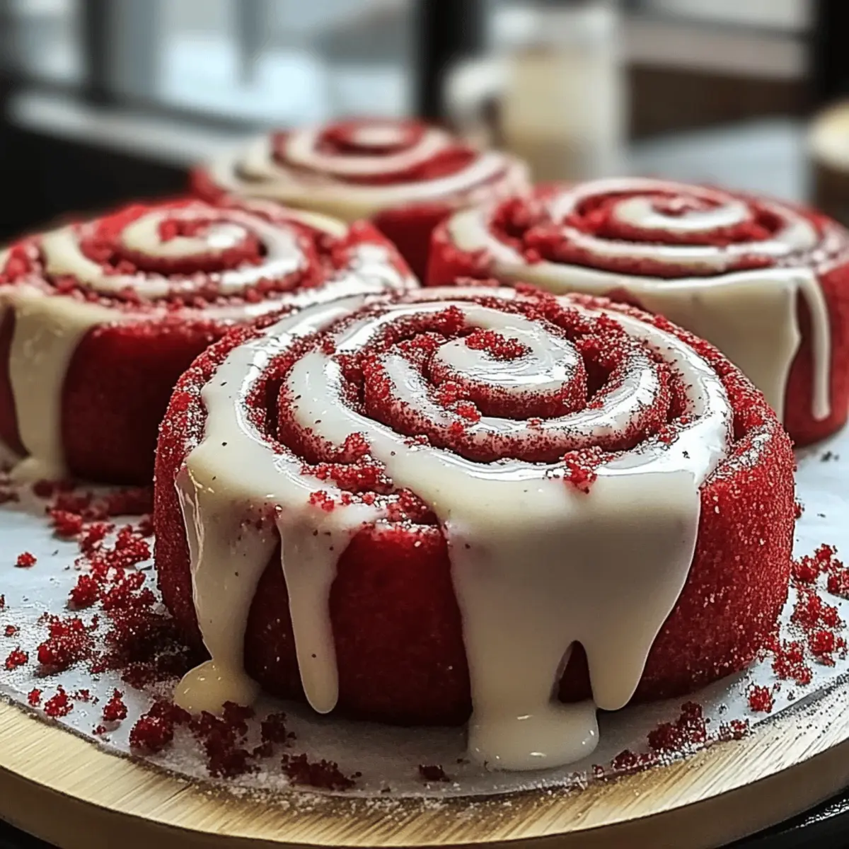 Red Velvet Cinnamon Rolls