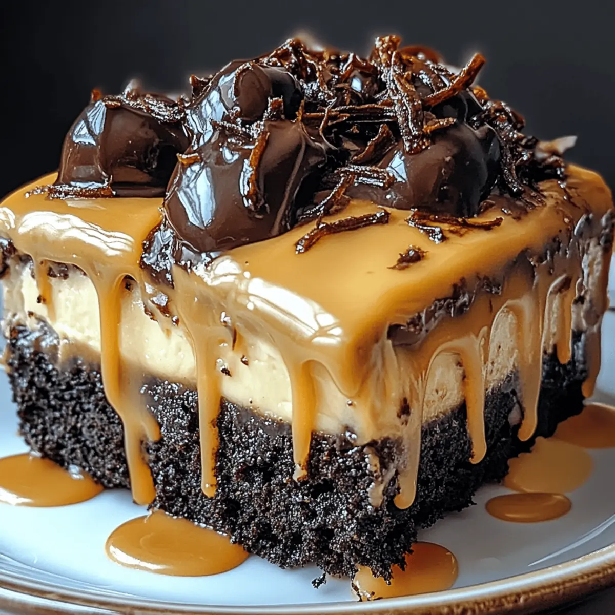 Milky Way Caramel Cheesecake Brownies