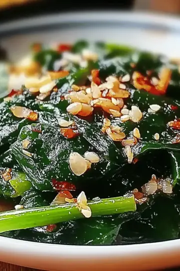 Korean Spinach Salad