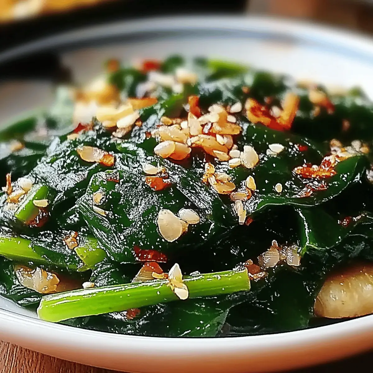 Korean Spinach Salad