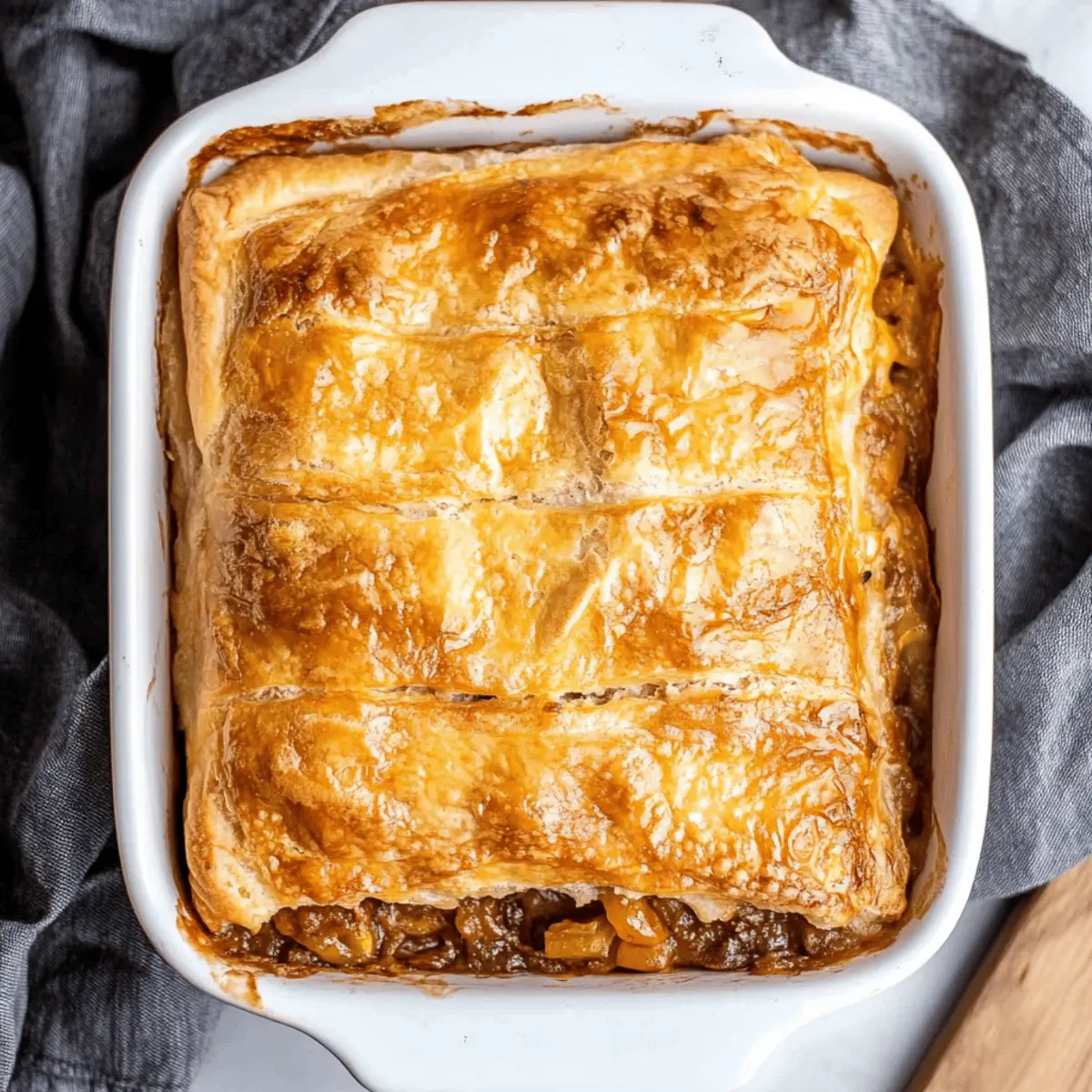 Phyllo Meat Pie