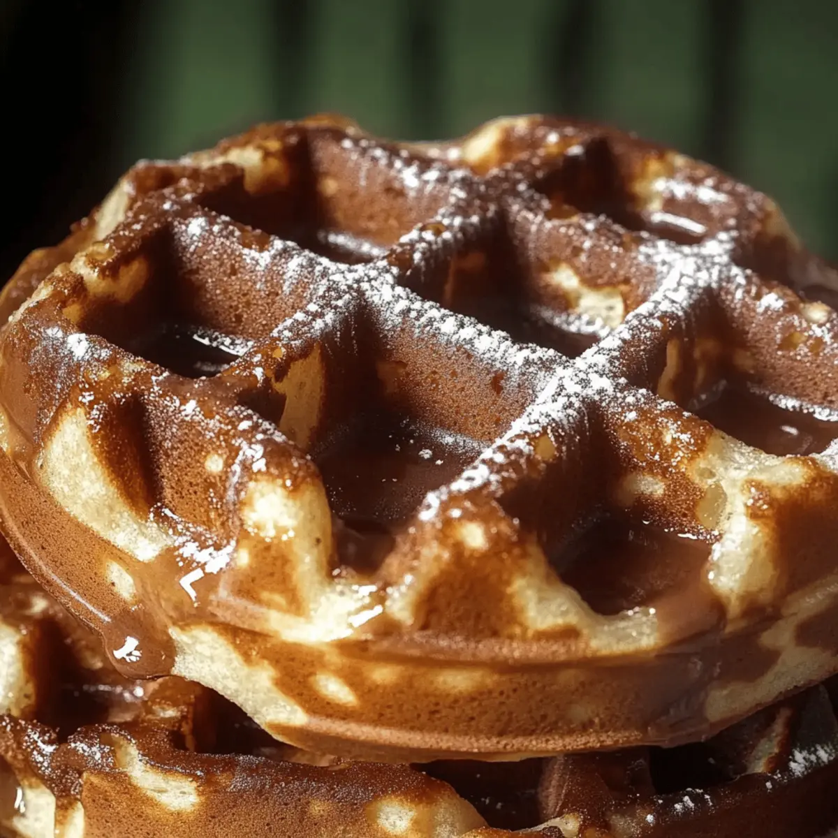 Apple Fritter Waffle Donuts