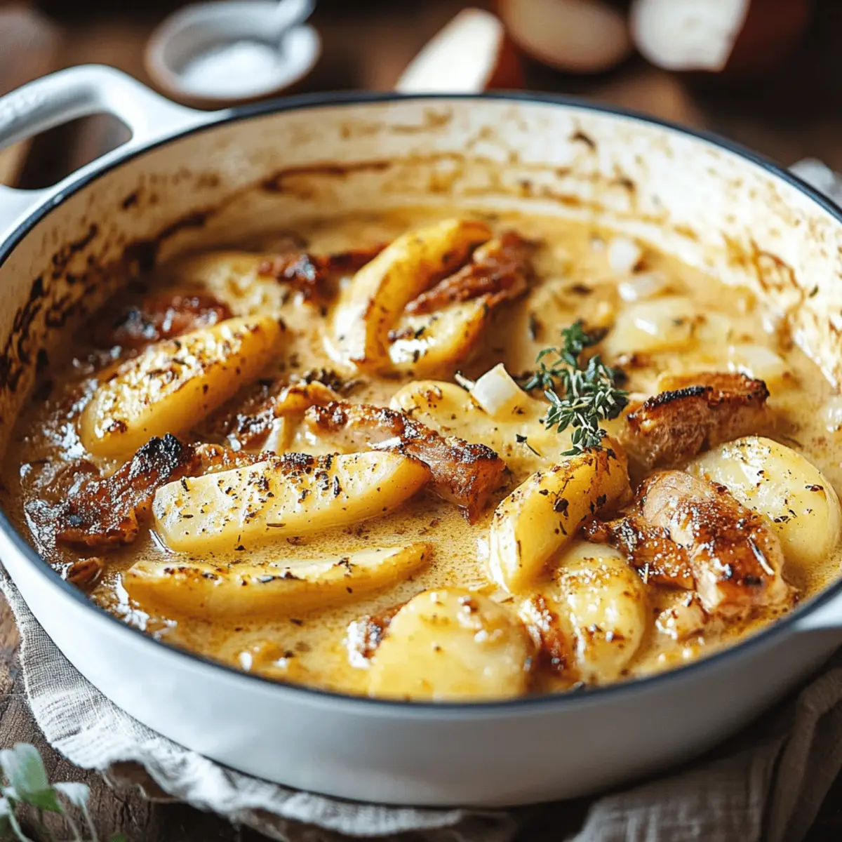 French Chicken Casserole a la Normande