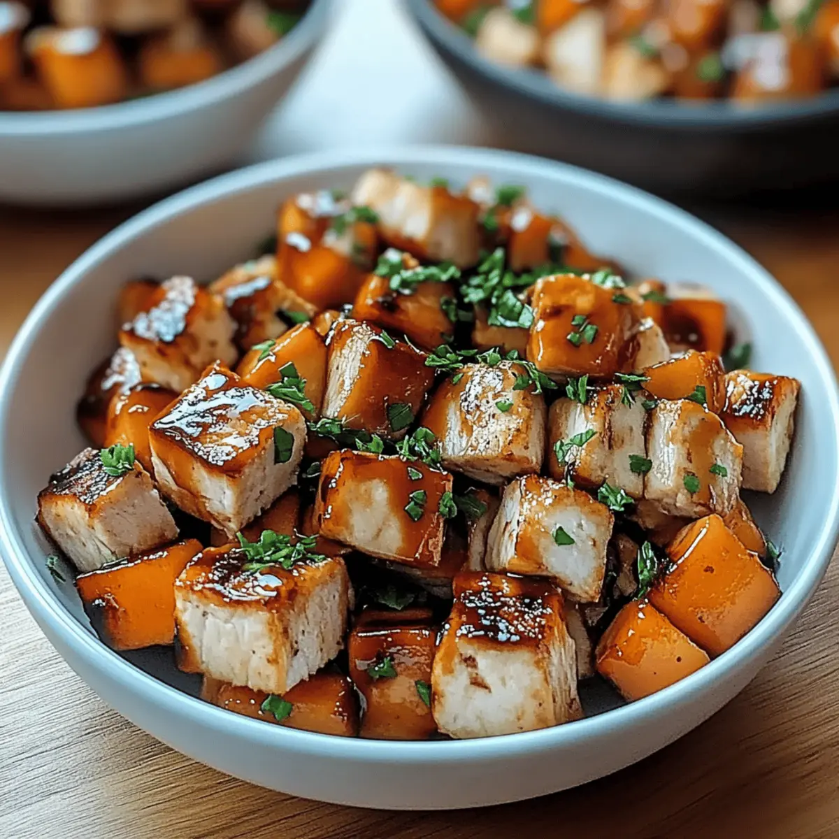 BBQ Chicken Sweet Potato Bowl