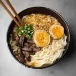 Creamy Vegetarian Peanut Miso Ramen