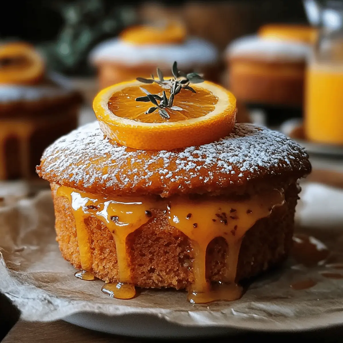 Orange Ginger Honey Cake