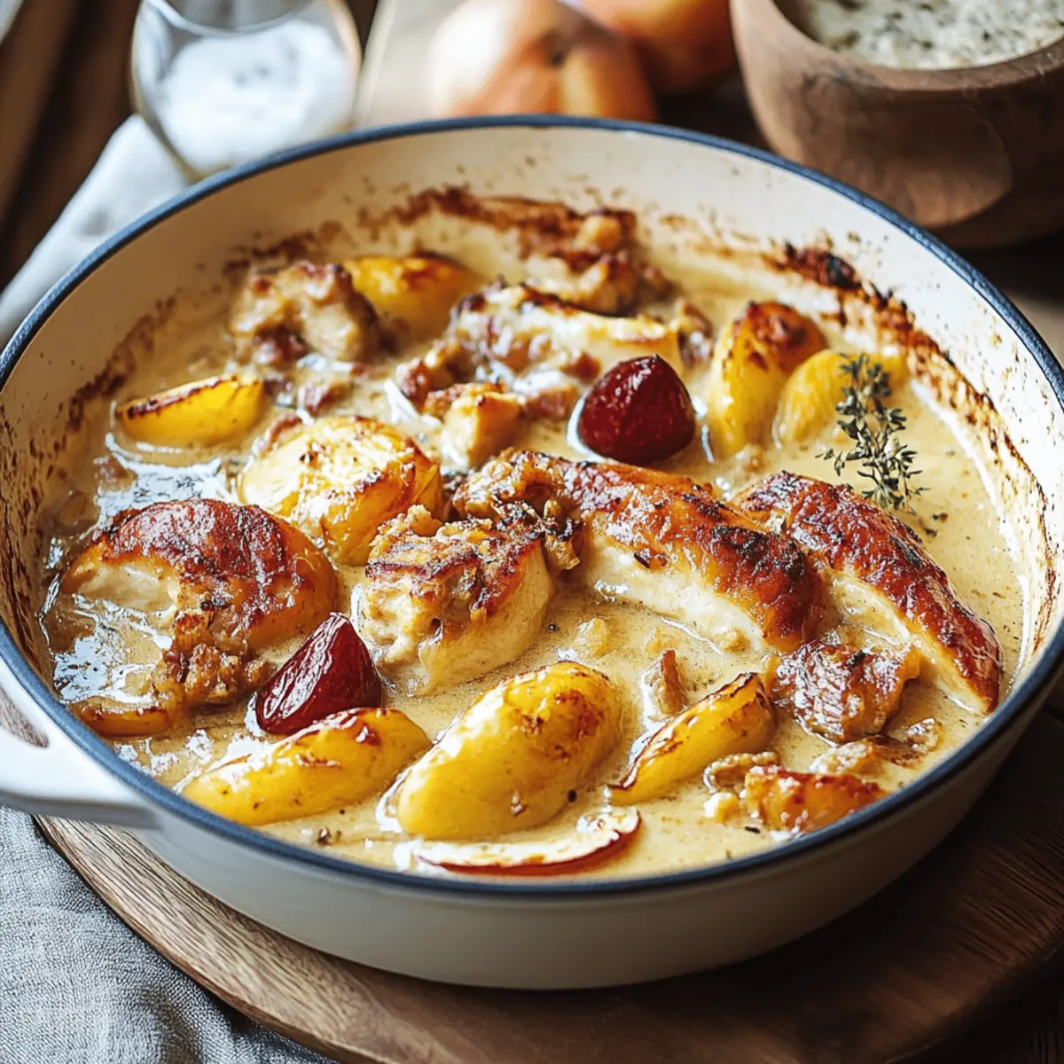 French Chicken Casserole a la Normande