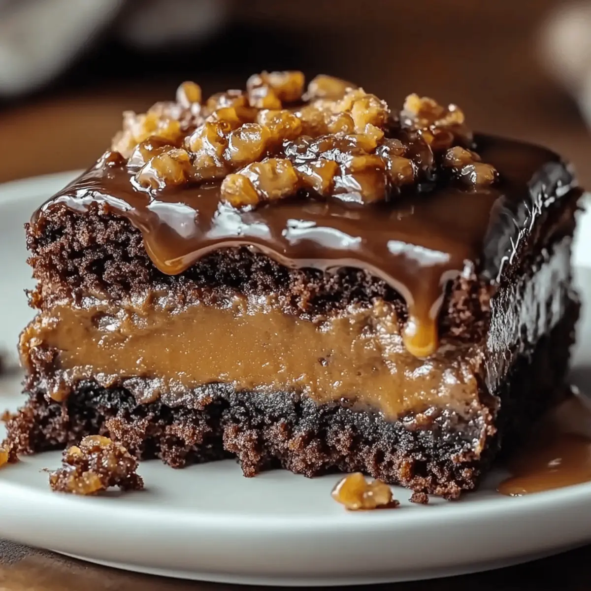 Chocolate Caramel Dump Cake