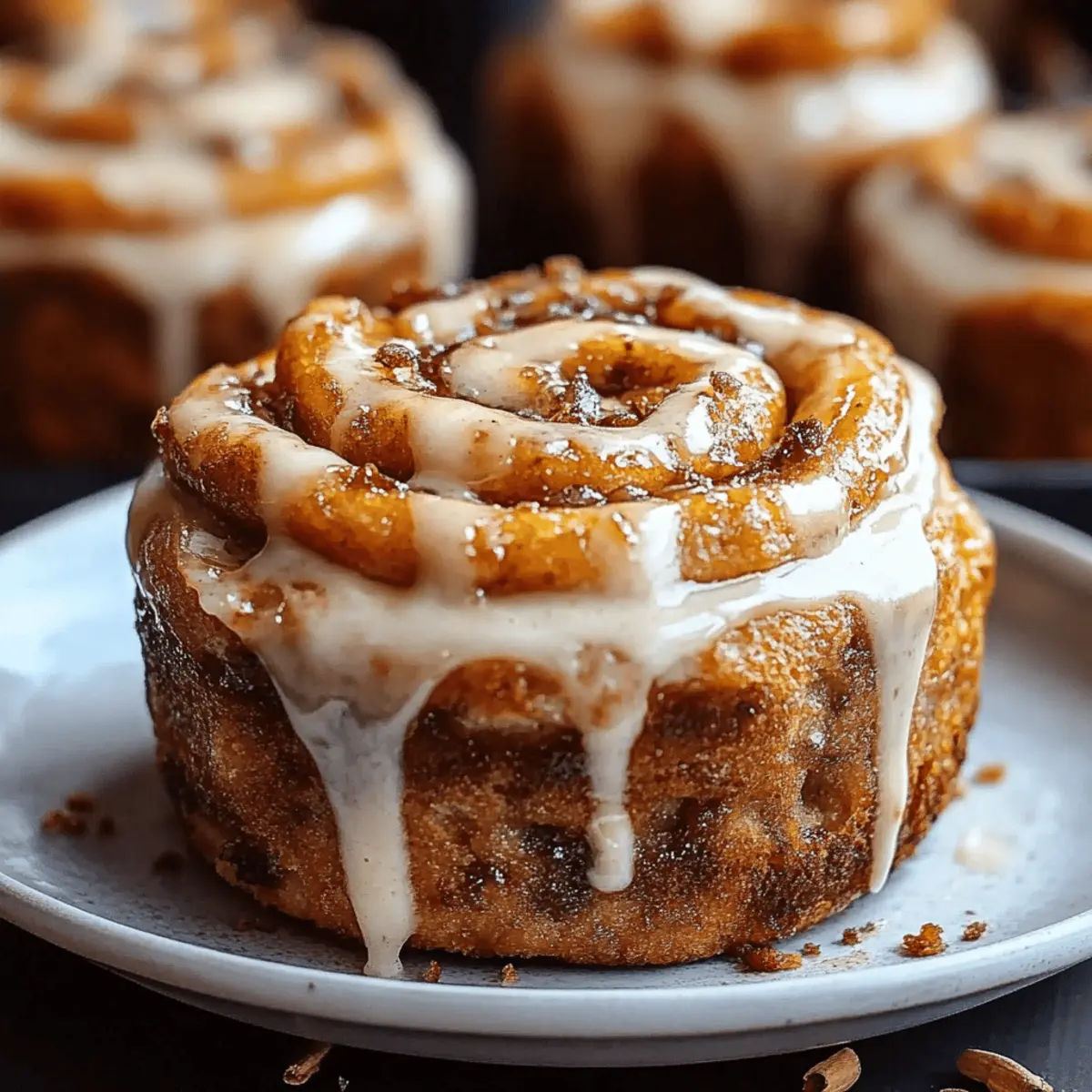 Pumpkin Cinnamon Roll Muffins