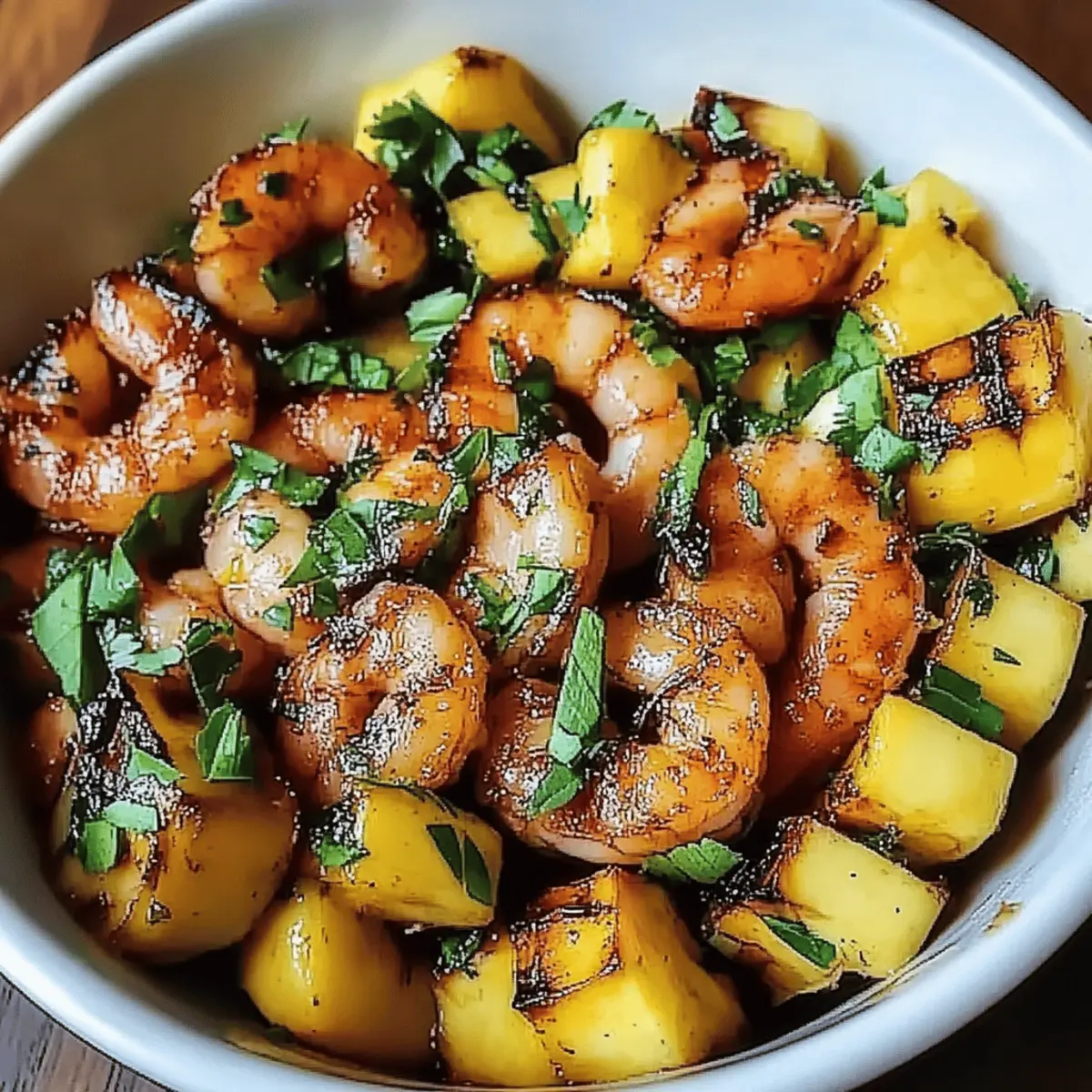 Shrimp Avocado Mango Bowls