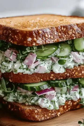 Cucumber Salad Sandwiches