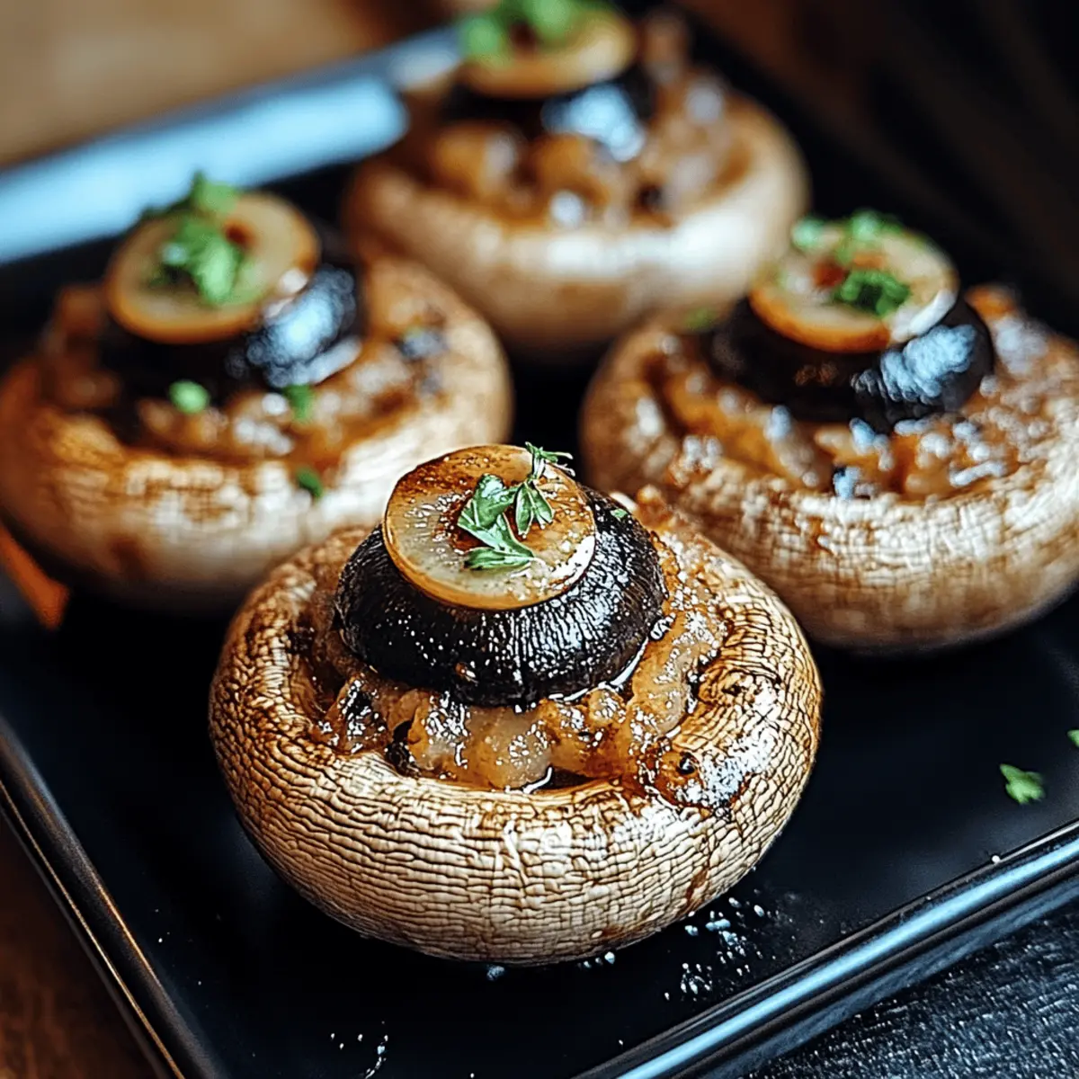 Stuffed Mushroom Eyeballs