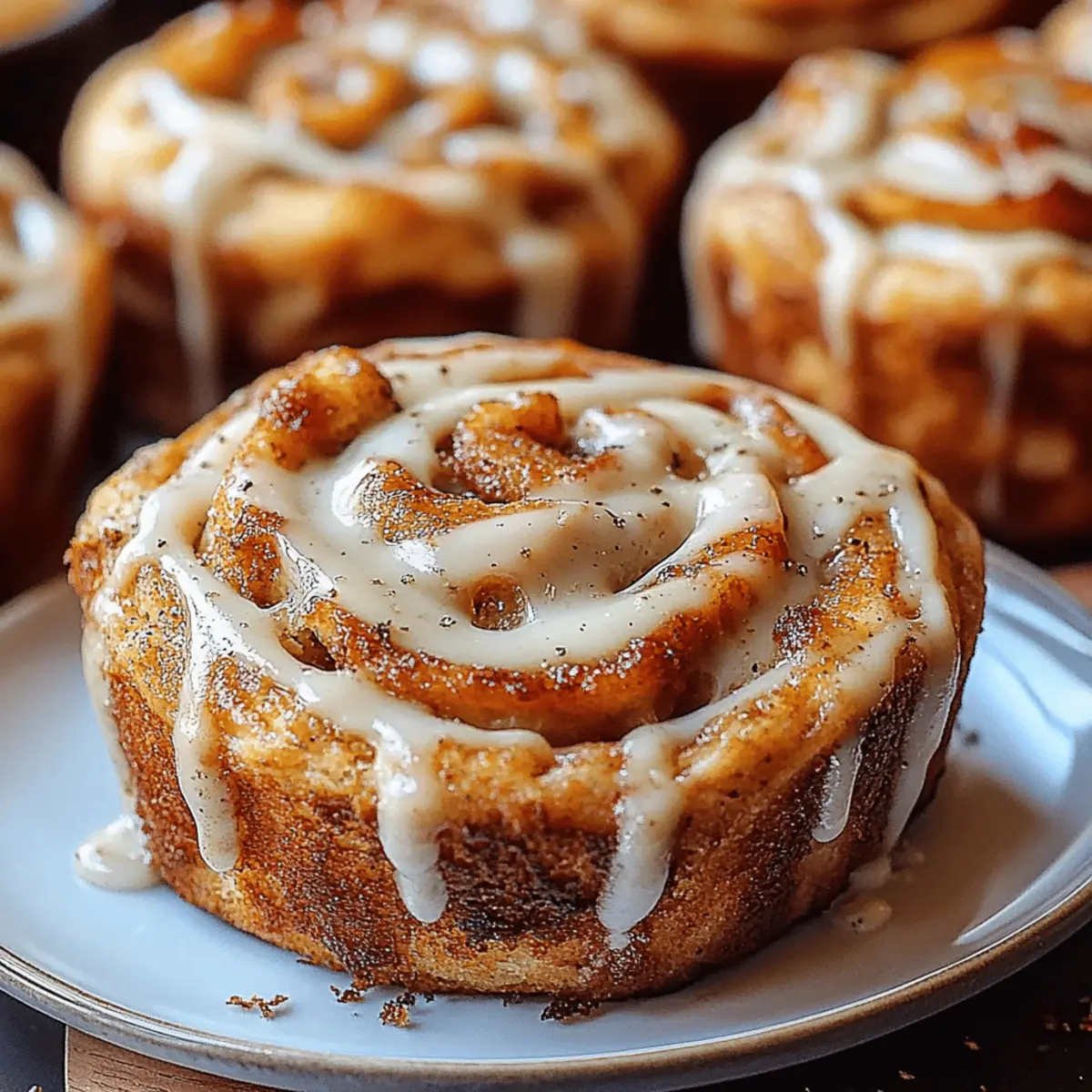 Pumpkin Cinnamon Roll Muffins