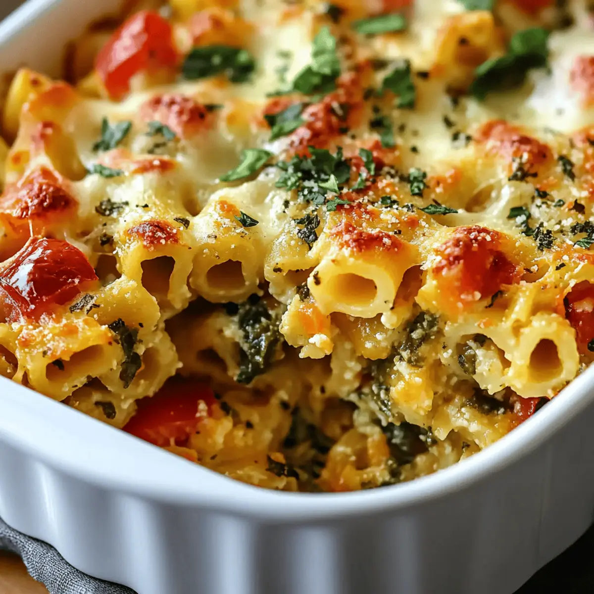 Mediterranean Vegetable Pasta Bake