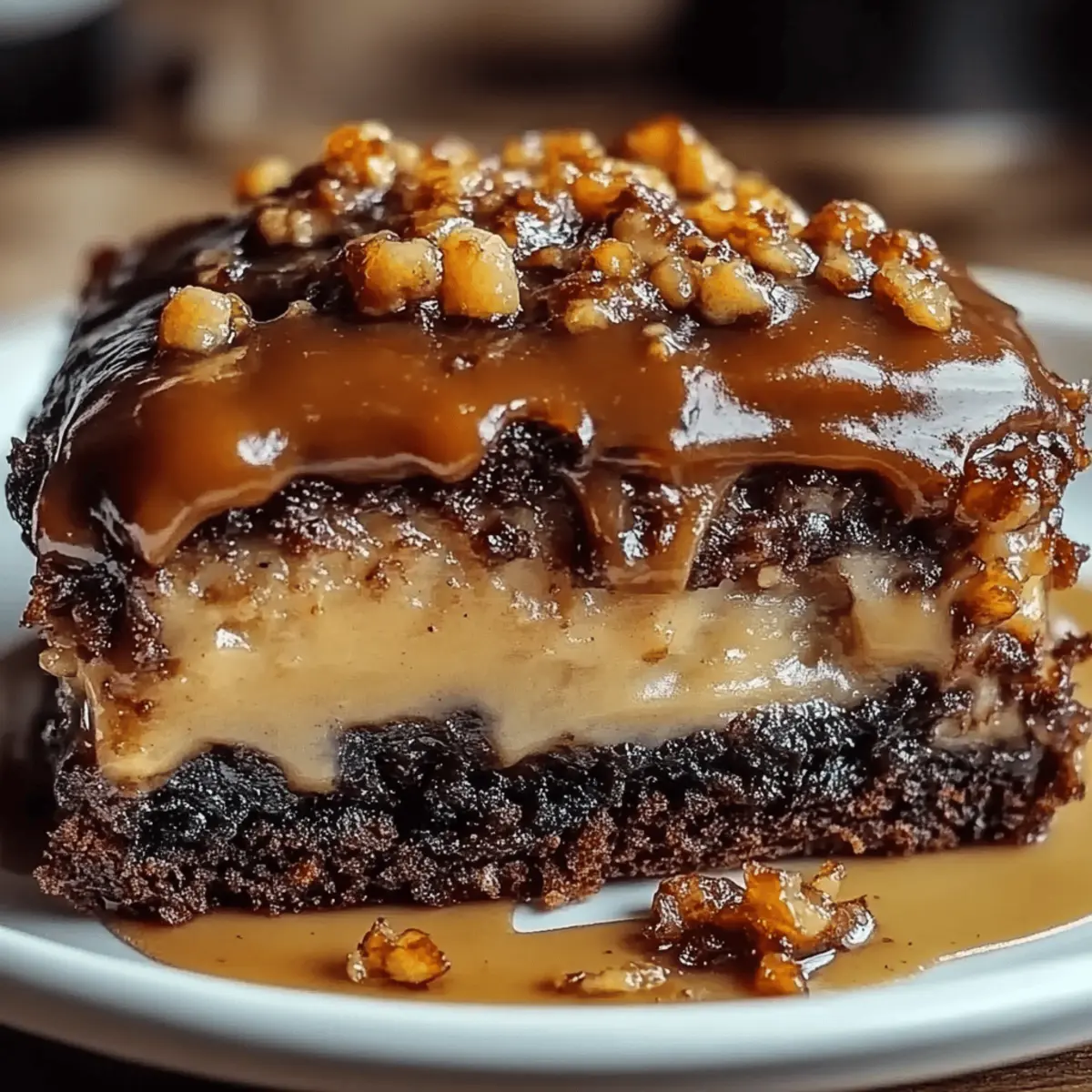 Chocolate Caramel Dump Cake