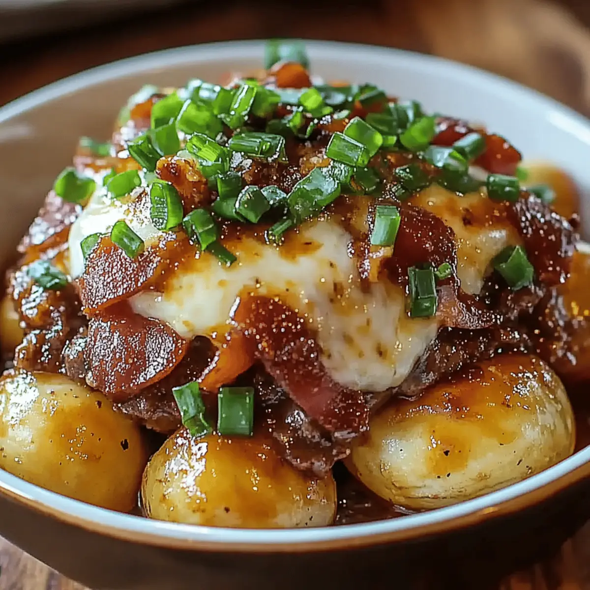 Mississippi Mud Potatoes