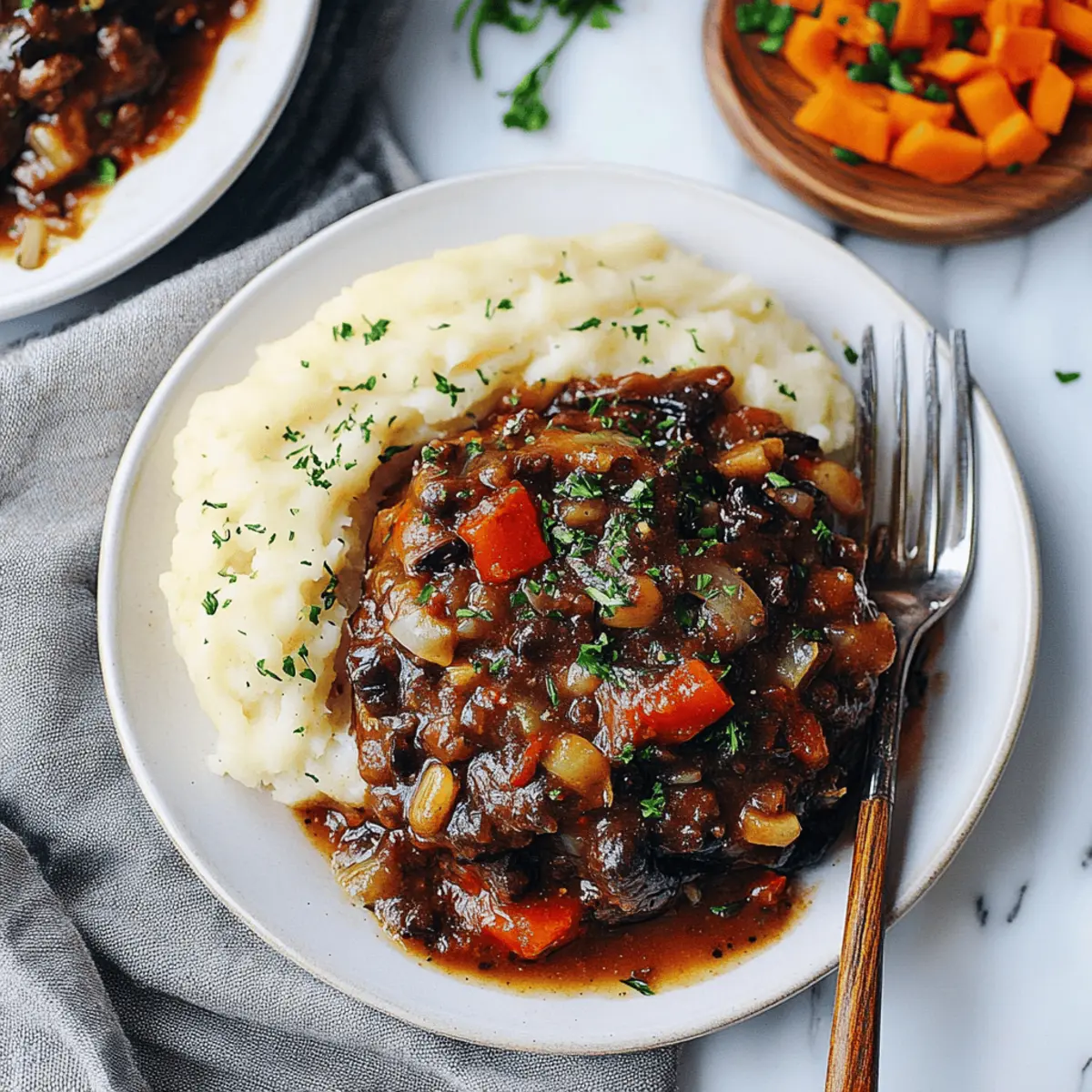 Vegan Mushroom Bourguignon